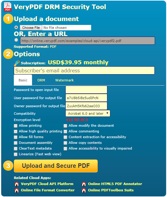 VeryPDF DocSafe screenshot