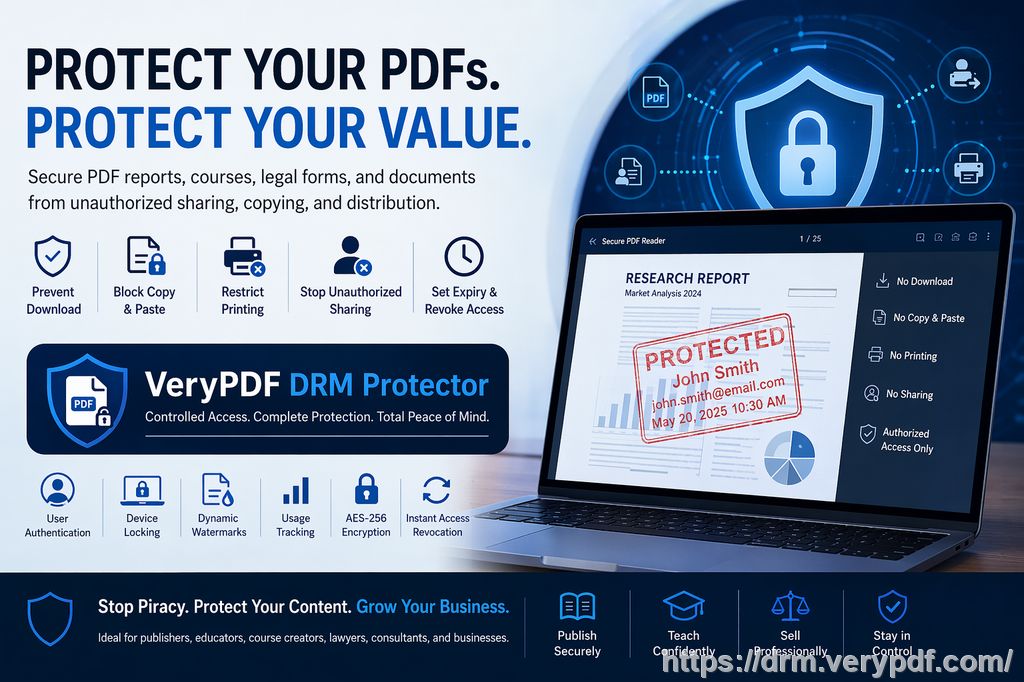 Wie ich meine Kurs-PDFs vor Piraterie sch&uuml;tze und Studenten am Teilen...