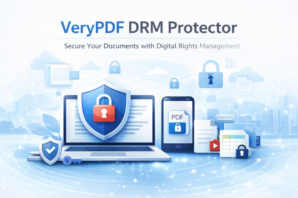 Sichere PDF-Kursunterlagen und CAD-Dateien mit VeryPDF DRM Protector &ndash; ohne...
