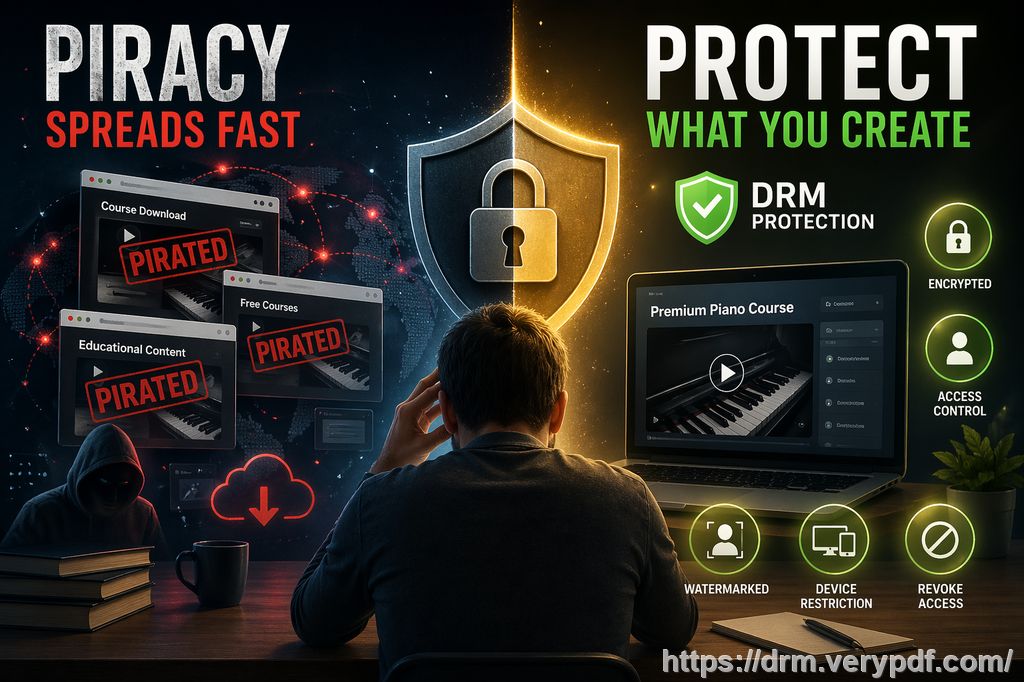 Como o VeryPDF DRM Protector Resolve os Problemas de Compartilhamento de...