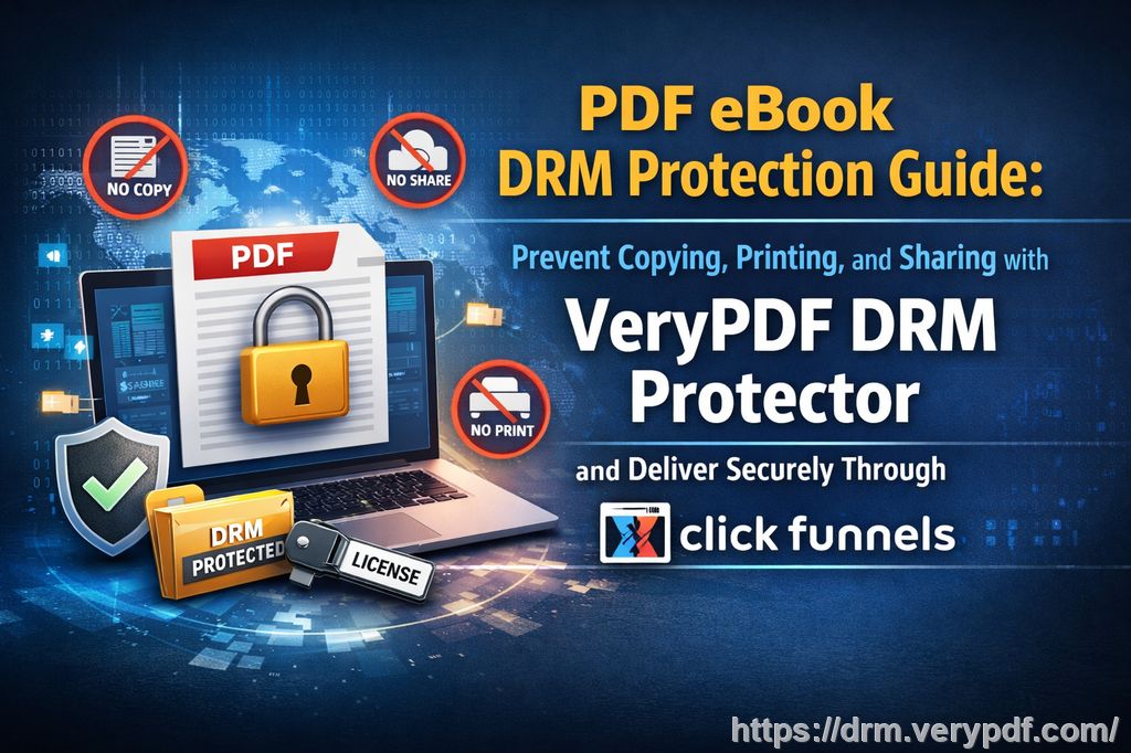 Come proteggere i PDF dei corsi e monitorarne luso con DRM, evitando condivisioni non...