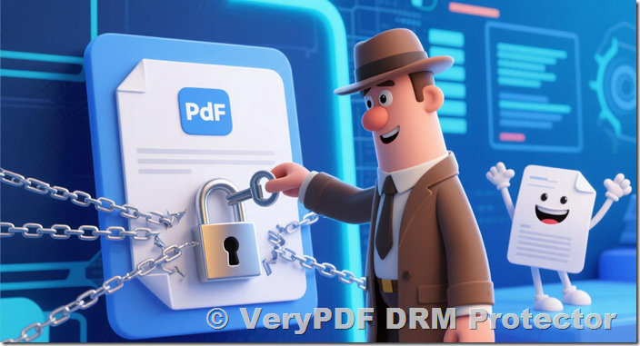 VeryPDF DRM Protector – The Complete Hosted PDF DRM Solution for Secure Document Distribution, Device Locking, Offline Access, Print Control, and Enterprise PDF Protection