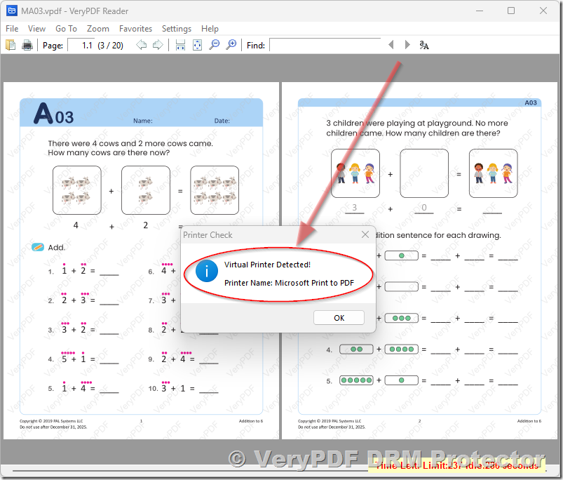 VeryPDF DRM Protector is an Advanced PDF DRM Software to Secure Educational Workbooks, Block Virtual Printers, and Control Printing