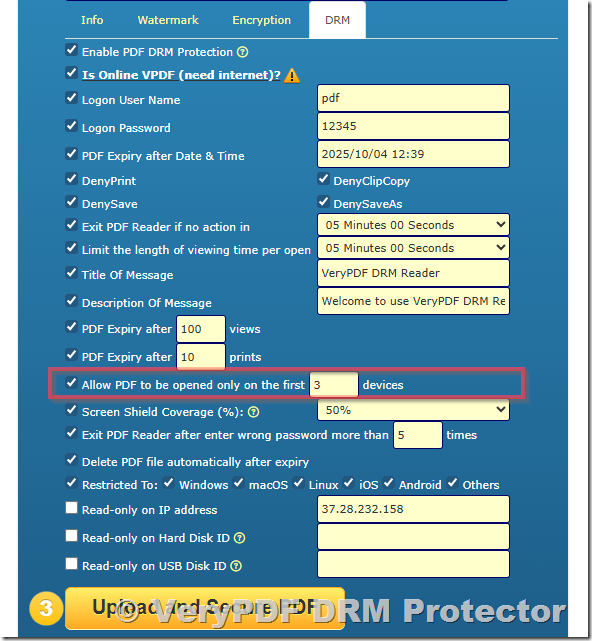 New DRM Protection Features in VeryPDF DRM Protector: Screen Shield, Dynamic Watermarks, Device & OS Restrictions