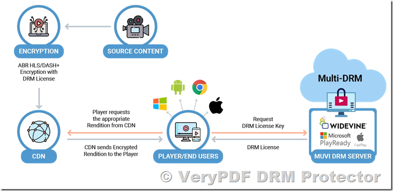 VeryPDF Multi-DRM: Advanced Protection for Documents and Videos with Multi-DRM Technology