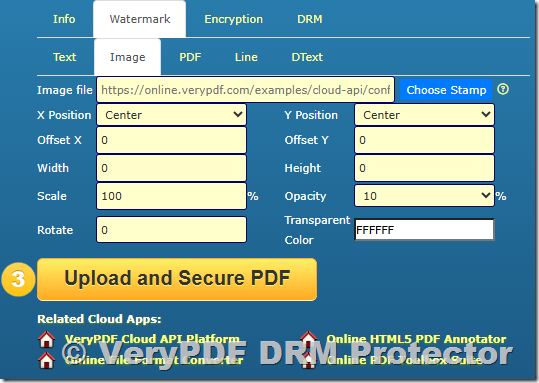 How to Use Image Watermarks, Transparency, and Opacity in VeryPDF DRM Protector How to Use Image Watermarks, Transparency, and Opacity in VeryPDF DRM Protector