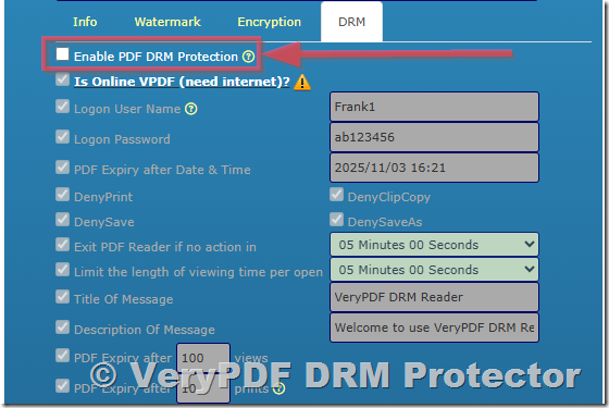 Create Expiring PDF Files Online: Time-Limited, DRM-Protected, and Secure Document Sharing with VeryPDF DRM Protector Create Expiring PDF Files Online: Time-Limited, DRM-Protected, and Secure Document Sharing with VeryPDF DRM Protector
