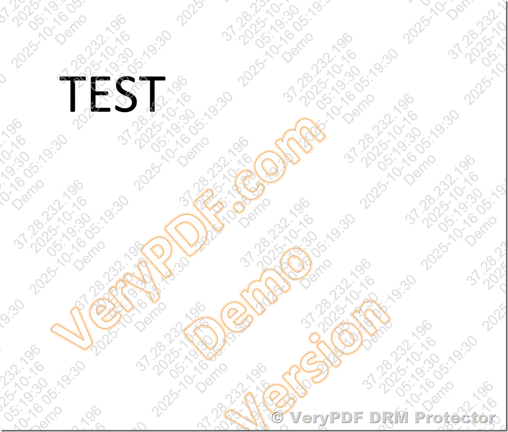 VeryPDF DRM Protector: How Dynamic Text Watermarks Protect PDF Files from Screenshots and Unauthorized Sharing