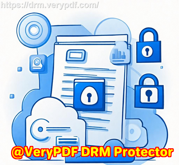 VeryPDF DRM Protector for Enterprises Automate PDF Expiration, User Tracking, and Watermarking for External Sharing VeryPDF DRM Protector for Enterprises Automate PDF Expiration, User Tracking, and Watermarking for External Sharing