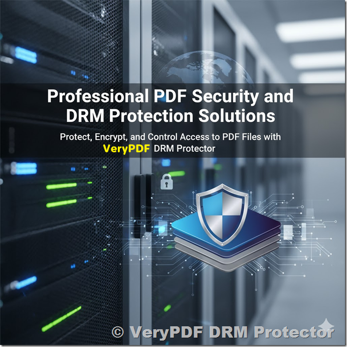 Professional PDF Security and DRM Protection Solutions – Protect, Encrypt, and Control Access to PDF Files with VeryPDF DRM Protector