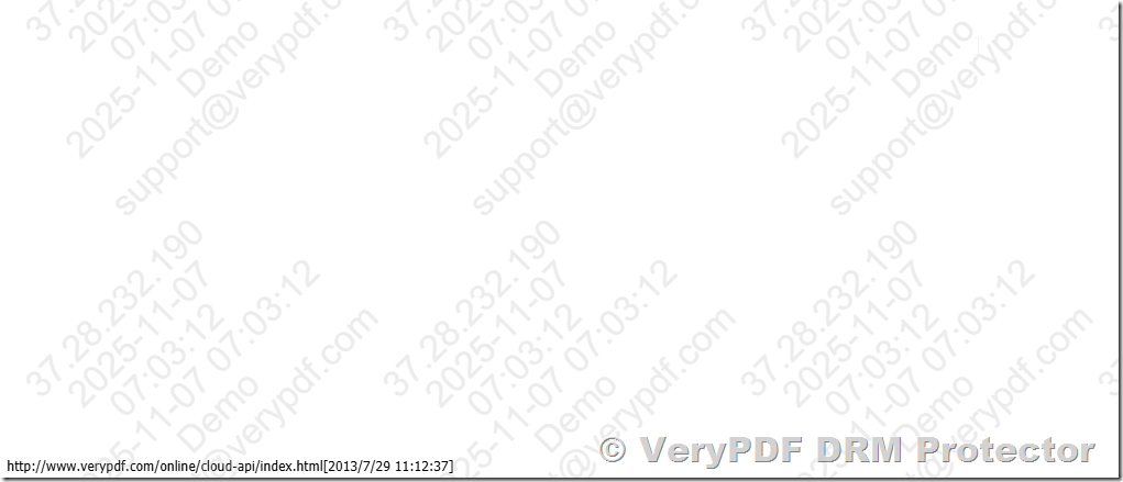 How to Protect Your PDF Documents with Static and Dynamic Text Watermarks in VeryPDF DRM Protector