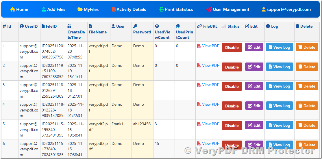 VeryPDF DRM Protector — Detailed Guide to Three Entry Points: Online DRM Protector, Admin Management Panel, and End-User Viewer