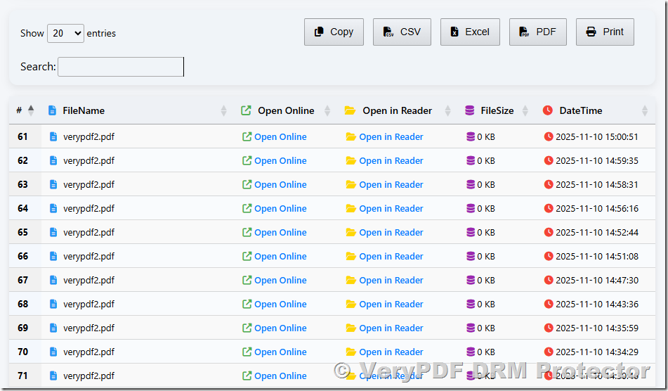 VeryPDF DRM Protector — Detailed Guide to Three Entry Points: Online DRM Protector, Admin Management Panel, and End-User Viewer