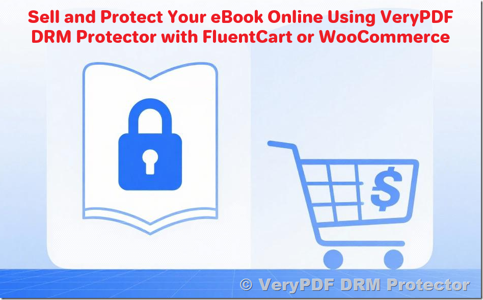 How to Sell and Protect Your eBook Online Using VeryPDF DRM Protector with FluentCart or WooCommerce
