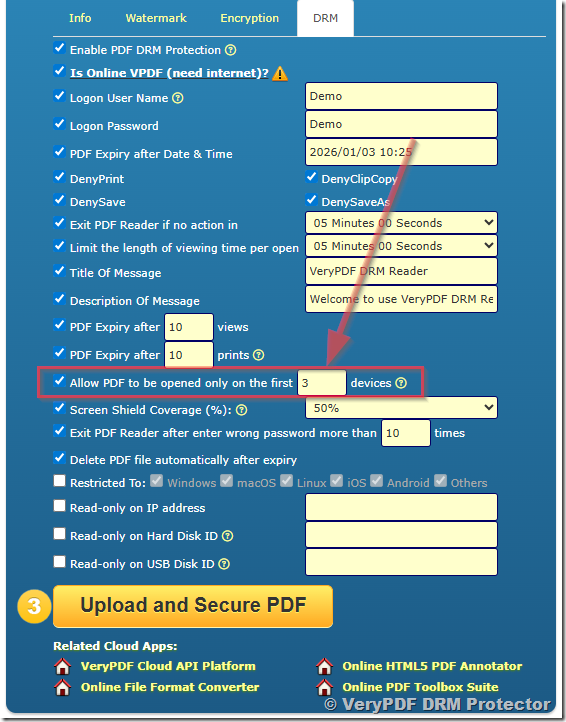 How &ldquo;Allow PDF to Be Opened Only on the First N Devices&rdquo; Really Works