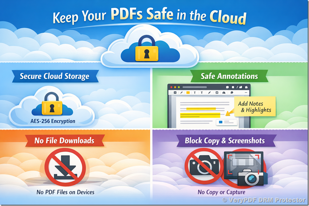 How to Keep Your PDFs Safe in the Cloud: A User-Friendly Look at VeryPDF DRM Protector