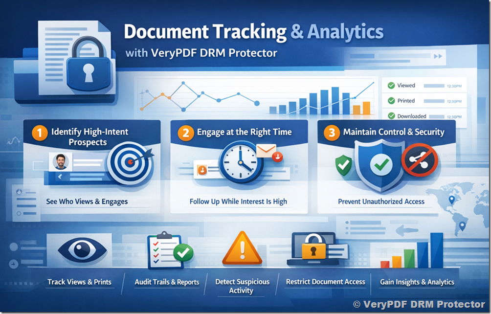 Document Tracking and Analytics in VeryPDF DRM Protector