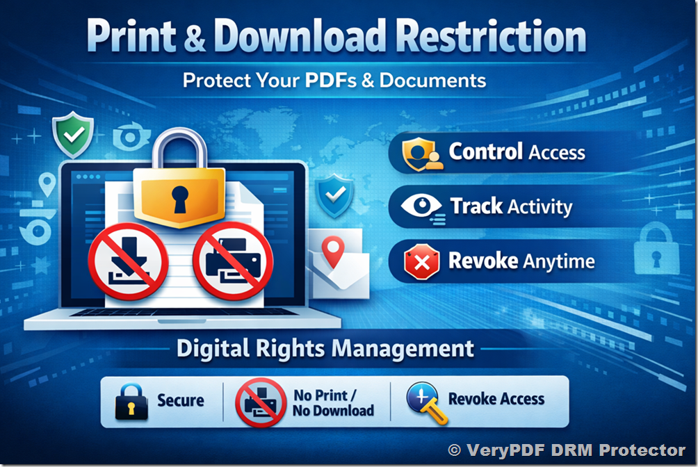 Print and Download Restriction: Protect Your PDF and Documents