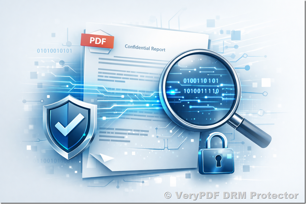 VeryPDF DRM Protector to Support Blind Watermark Technology &mdash; A New Era in Digital Content Protection