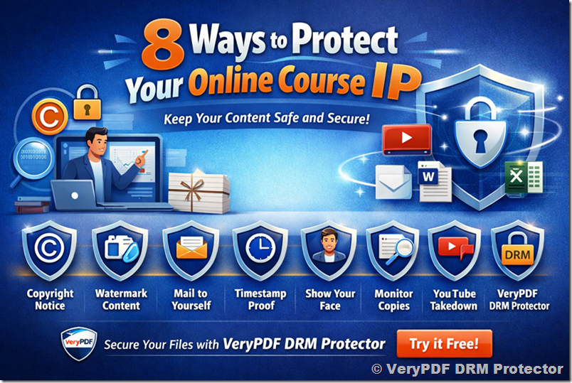 8 Effective Ways to Protect the Intellectual Property of Your Online Course
