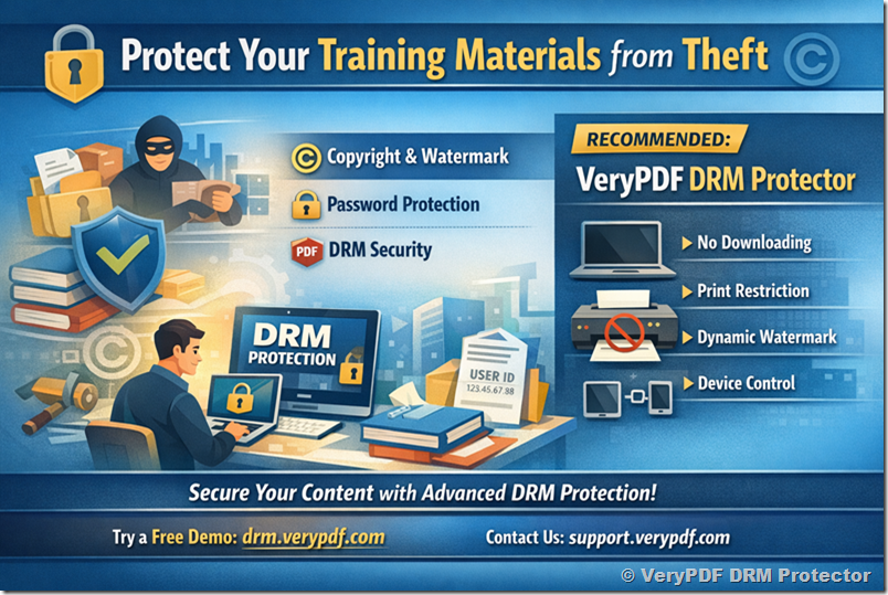 Protect Your Training Materials and Online Courses from PDF Theft and Unauthorized Copying