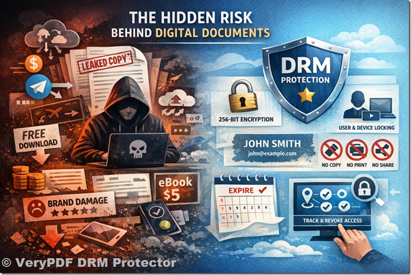 How to Protect Digital Documents from Piracy: A Complete Guide with VeryPDF DRM Protector