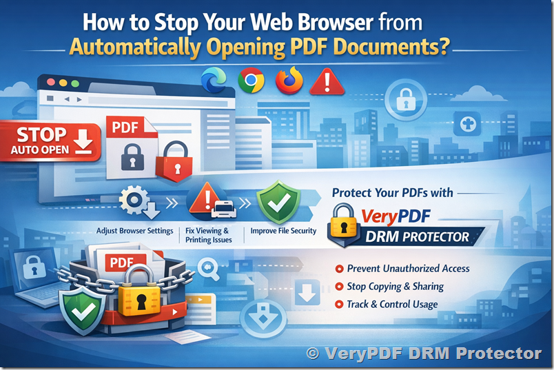 How Can I Prevent My Web Browser from Automatically Opening PDF Documents?