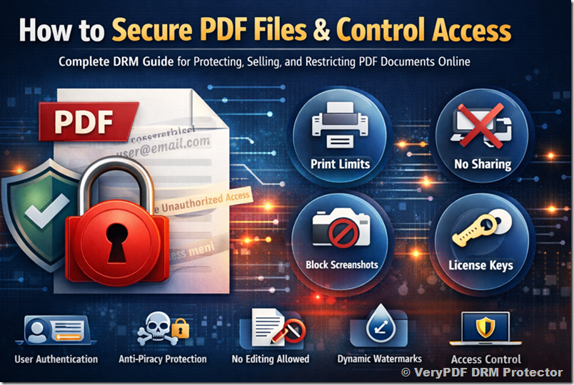 How to Secure PDF Files and Control Access: Complete DRM Guide for Protecting, Selling, and Restricting PDF Documents Online