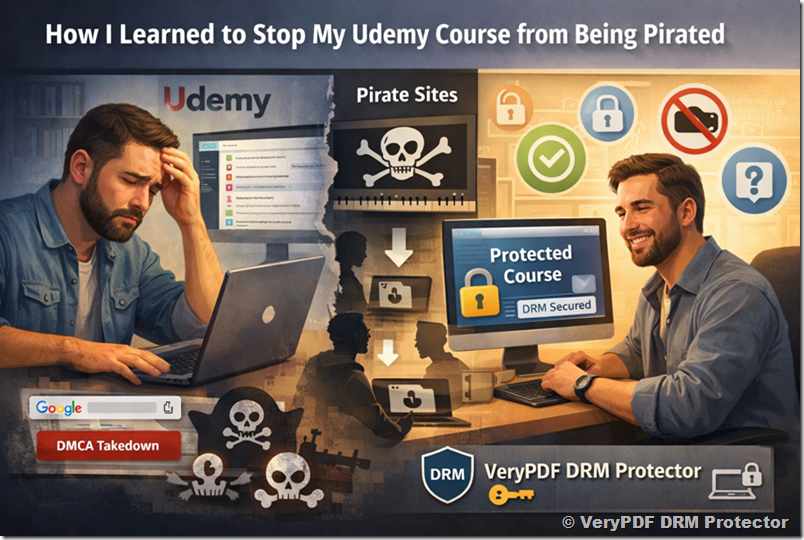 How I Learned to Stop My Udemy Course from Being Pirated , A Story Every Course Creator Should Read