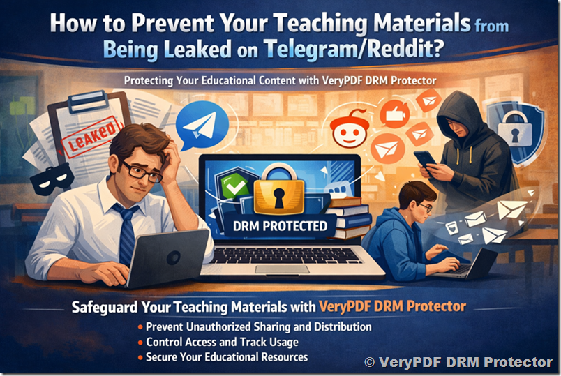 How Teachers Can Prevent Their Course Materials from Being Leaked on Telegram or Reddit