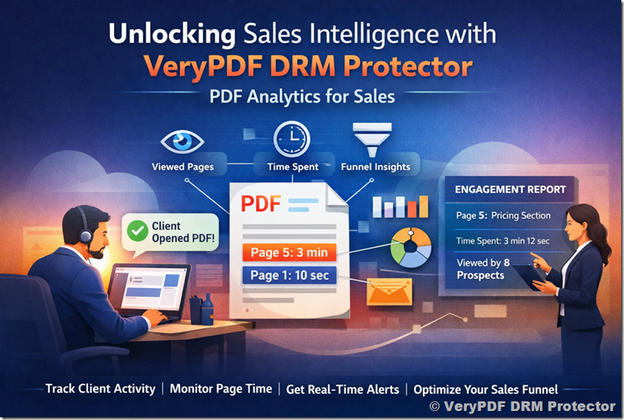 [Solution] Unlocking Sales Intelligence with VeryPDF DRM Protector: PDF Analytics for Sales