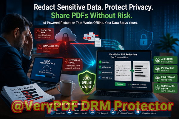 Hidden PDF data such as ID numbers or bank accounts could be misused AI-based redaction ensures all sensitive content i Hidden PDF data such as ID numbers or bank accounts could be misused AI-based redaction ensures all sensitive content i