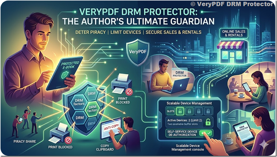 The Ultimate Guardian for Digital Authors: Why VeryPDF DRM Protector is the Gold Standard for Modern E-Book Publishers