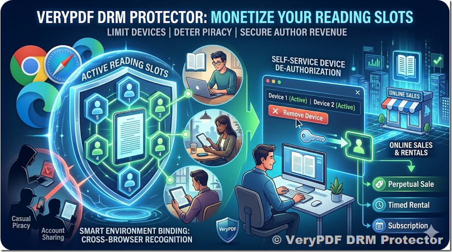 Empowering the Digital Shelf: Why VeryPDF DRM Protector is the Definitive Choice for E-Book Merchants and Authors