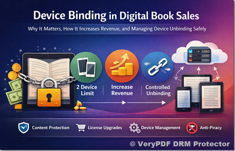 Device Binding in Digital Book Sales: Why It Matters, How It Increases Author Revenue, and How to Manage Device Unbinding Safely