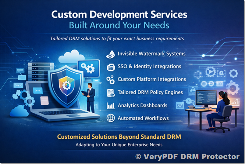 View, Print, Copy & Content Controls Take Complete Ownership of Your Digital Content with VeryPDF DRM Protector