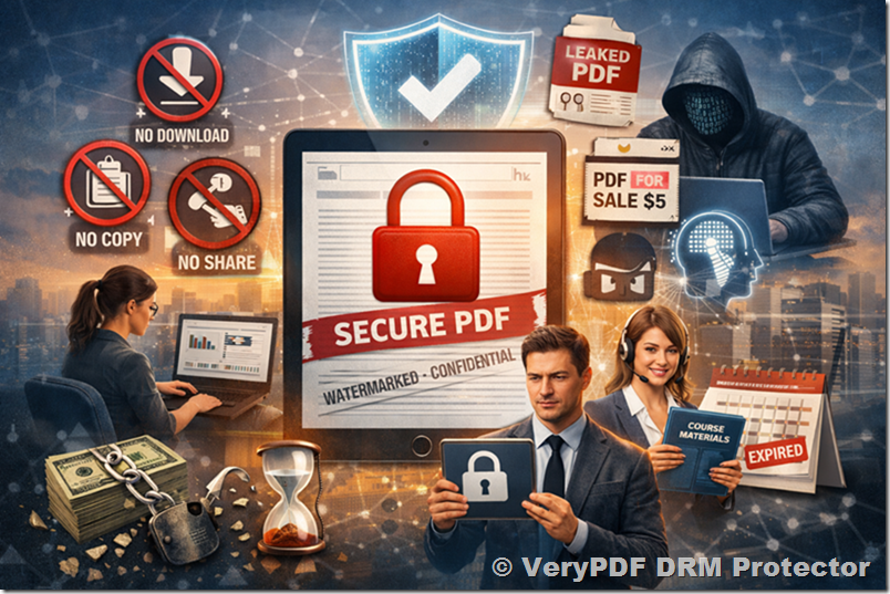 [Solution] How to Prevent Unauthorized Distribution, Copying, Sharing, and Text Extraction of PDFs: A Complete Guide for Publishers, Educators, Course Creators, and Professionals