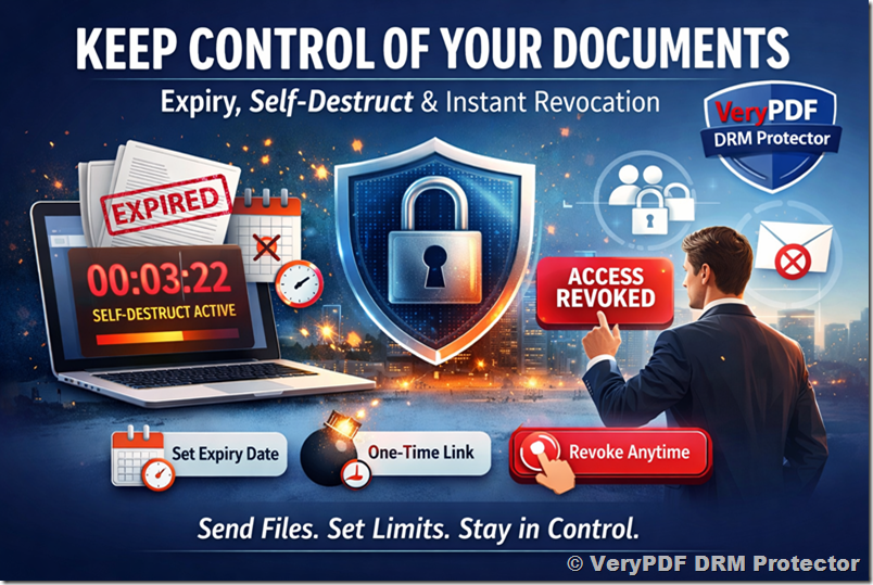 PDF & document expiry and self-destruct: Setting one-time links