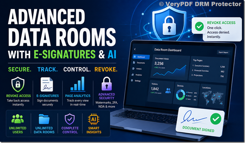 Advanced Secure Data Rooms with AI, E-Signatures, and Granular Access Control: The Ultimate Guide to Modern Document Protection and Collaboration