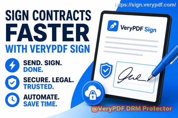Best VeryPDF Sign pricing plan for enterprises needing scalable browser based electronic signature SaaS with unlimited document workflows