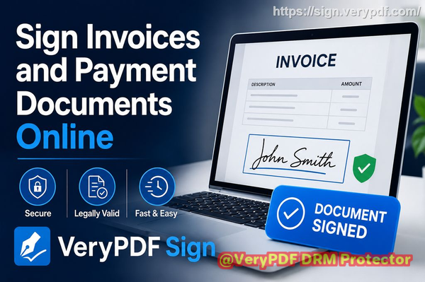 Best remote contract signing tool using VeryPDF Sign cloud platform enabling secure browser based workflows for distributed teams and enterprises