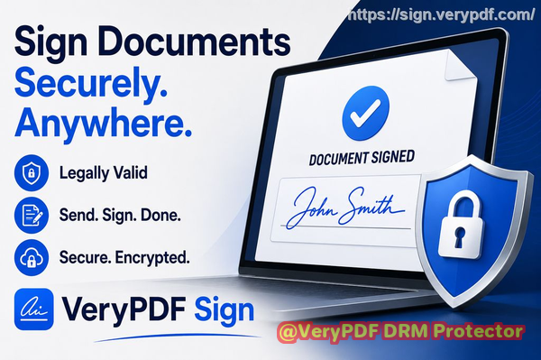 Best electronic signature software for international businesses using VeryPDF Sign with cross border compliance and secure cloud workflows