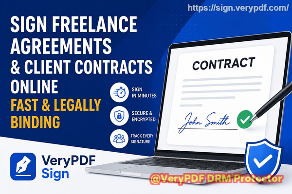 Best SignNow alternative VeryPDF Sign for businesses needing secure browser based electronic signature SaaS with workflow automation and compliance ready signing features