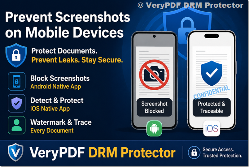 [Solution] Preventing Screenshot on Mobile Devices (iOS & Android): Why It Is Impossible on Web and What the Real Enterprise-Grade Solution Looks Like