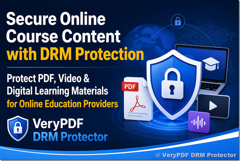 Secure Online Course Content with DRM Protection &ndash; Protect PDF, Video & Digital Learning Materials for Online Education Providers
