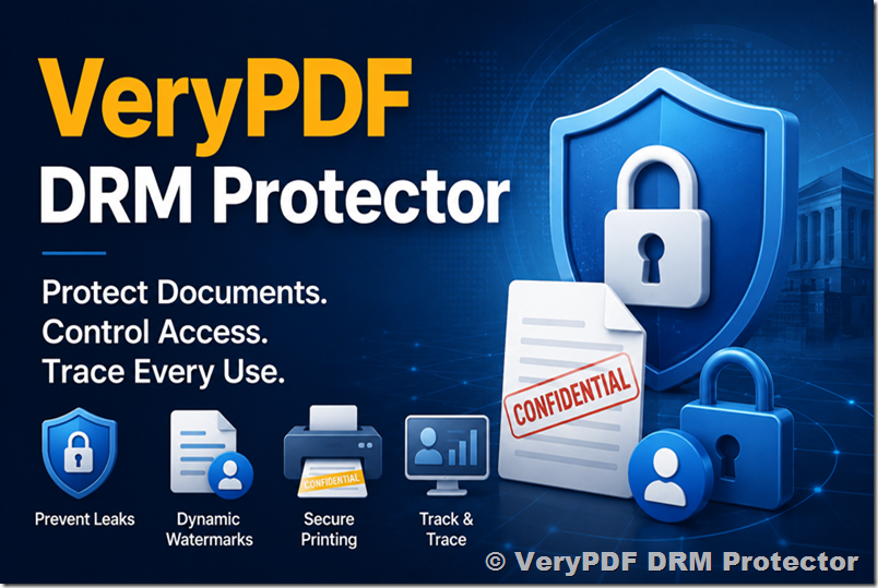 Can Dynamic Watermarks Still Appear on Printed Hardcopies? How VeryPDF DRM Protector Helps Trace Printed Document Leaks