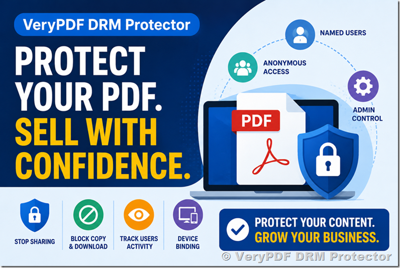 How to Sell DRM Protected PDFs to Unlimited Customers Without User Limits
