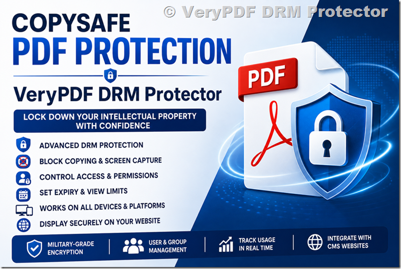 CopySafe PDF Protection: Advanced Copy Protection for PDF Documents and eBooks