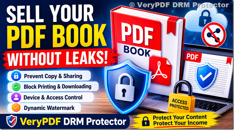 How Can I Sell My PDF Book Without It Being Leaked? Best Ways to Protect and Sell Digital Books