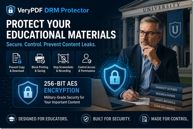 PDF Protection Software for Online Publishing: Block Copy, Print, Screenshot, and File Sharing